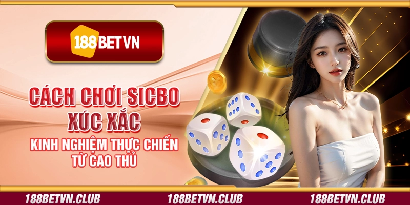 Cách chơi Sicbo xúc xắc - Kinh nghiệm thực chiến từ cao thủ