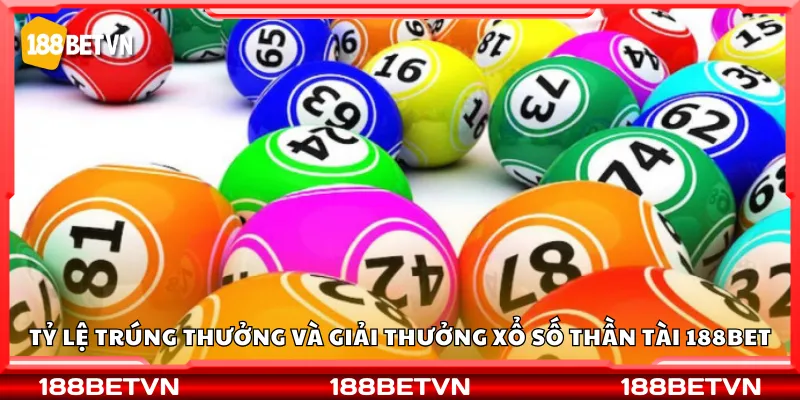Tỷ lệ trúng thưởng và cấu trúc giải thưởng xổ số Thần Tài 188Bet
